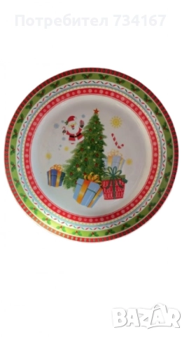 Коледна чиния - перфектният избор за празничната трапеза, снимка 4 - Чинии - 51881701