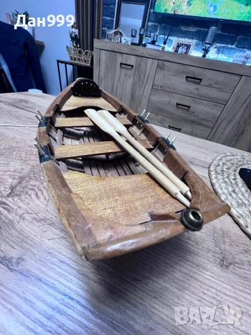 Макет на лодка ръчна изработка, снимка 2 - Декорация за дома - 53357900