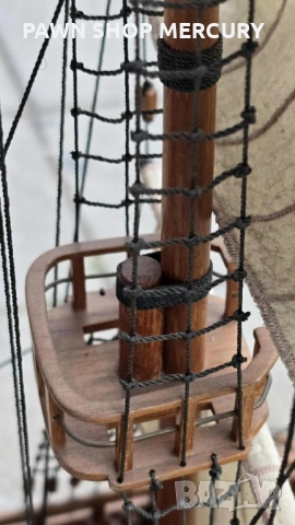 Продавам ръчна изработка старинен кораб уникат, снимка 12 - Антикварни и старинни предмети - 52012065