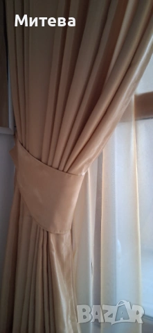 Лукзозни плътни завеси с перде, снимка 5 - Пердета и завеси - 53902210