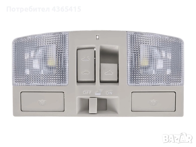 Плафон (LED) с бутон за ел.шибедах (люк) Mazda 3 BL (2009-2013)