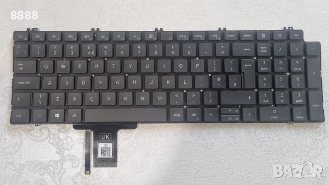 UK клавиатура с подстветка за Dell Precision , снимка 1 - Клавиатури и мишки - 45686291