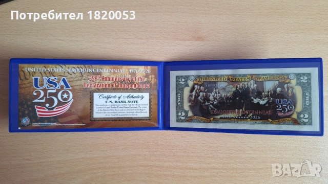 Два Долара Two Dollars, снимка 3 - Нумизматика и бонистика - 54037077