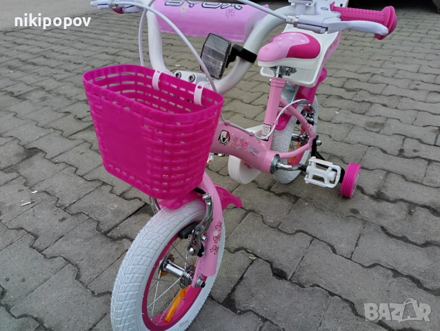 BYOX Велосипед 12" PUPPY розов, снимка 10 - Велосипеди - 53531747