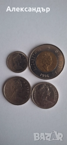 Канада 2 долара, 25, 10, 5 цента. , снимка 2 - Нумизматика и бонистика - 52802701