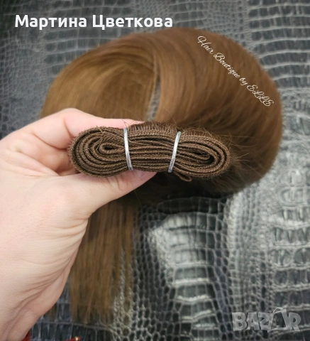 100% Естествена Реми коса, снимка 3 - Аксесоари за коса - 53728493