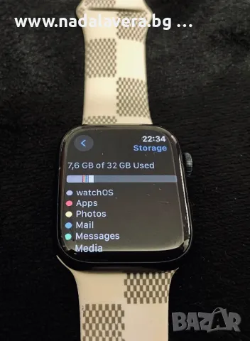 Часовник Apple Watch 8 45mm GPS 32GB Battery Helth 94%. , снимка 1 - Смарт гривни - 47710829