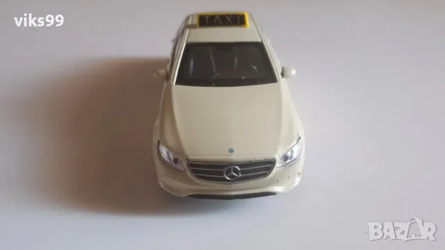 Mercedes-Benz E-Class W213 Taxi 2016 Welly, снимка 7 - Колекции - 47822477