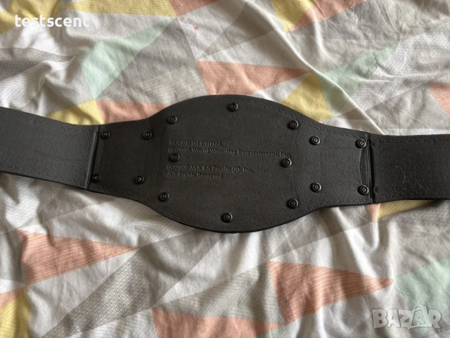 Шампионски пояс WWE Spinner Championship световната титла в кеча Mattel belt колан, снимка 4 - Колекции - 53910021