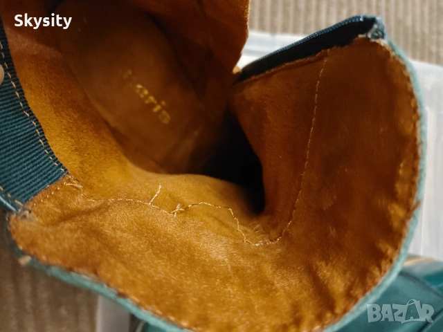 Tamaris дамски боти ботуши зелени, снимка 7 - Дамски боти - 53975147