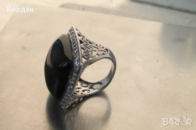 Сребърен дамски пръстен, снимка 8 - Пръстени - 49169360