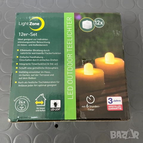 LED свещи LIGHT ZONE, снимка 3 - Декорация за дома - 52116967
