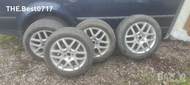 Лети джанти с Зимни гуми 16 5х100, снимка 3 - Гуми и джанти - 52644046