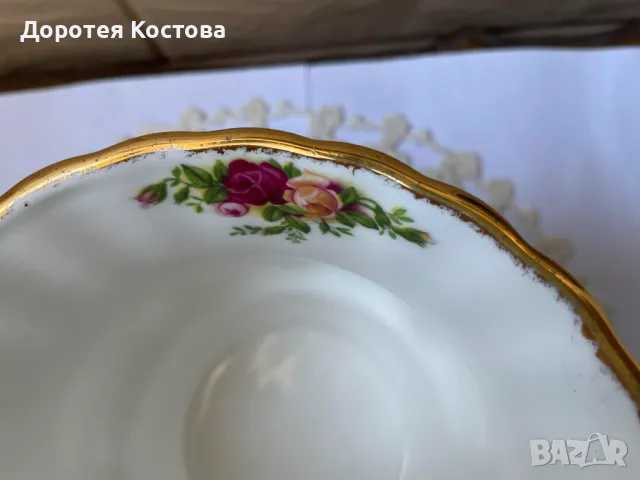 ROYAL ALBERT красива кашпа от Англия, снимка 9 - Антикварни и старинни предмети - 49600014