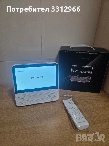 Преносим DVD плейър, модел KC-906 , снимка 3 - Плейъри, домашно кино, прожектори - 53748597