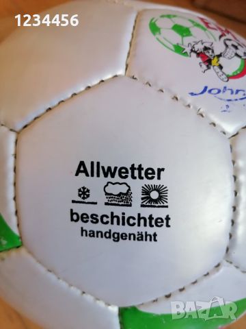 Кожена топка от Европейското по футбол в Германия, снимка 3 - Футбол - 46464047