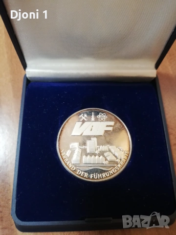 Сребърен медал Асоциация на мениджърите 0.999, снимка 8 - Антикварни и старинни предмети - 53275794