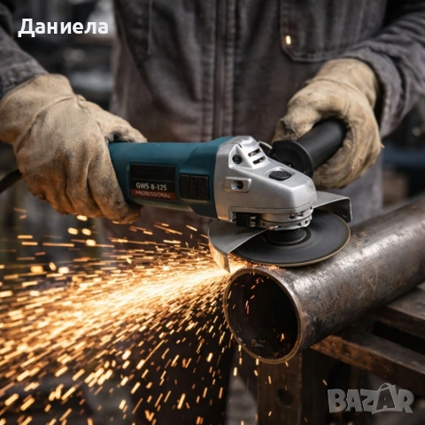 Ъглошлайф на ток Kraftroyal - 125mm бързо и прецизно рязане