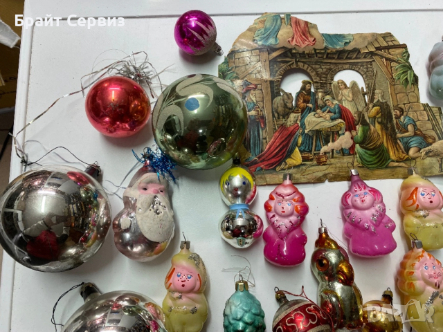 Играчки стъклени за елха, снимка 2 - Колекции - 53438036