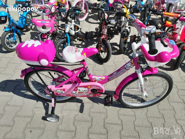 MONI Велосипед 20" 2082 розов, снимка 11 - Велосипеди - 53773434