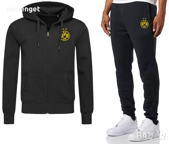 ПРОМО ЦЕНА! Спортен Екип / комплект горнище и долнище БОРУСИЯ ДОРТМУНД / BORUSSIA DORTMUND!