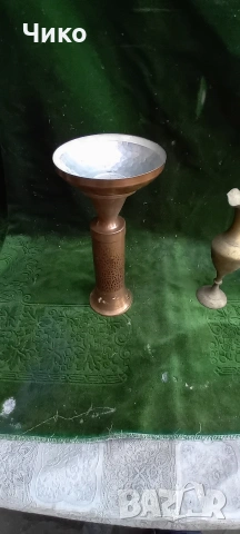 4бр медни и бронзови вази, снимка 4 - Антикварни и старинни предмети - 54115044