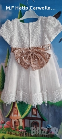 Прекрасна детска рокля. Подходящо за деца между 2 и 4 години.Без никакви забележки. Като нова, снимка 2 - Детски якета и елеци - 52532151