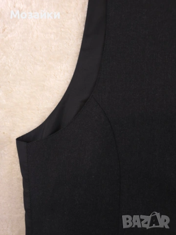 Мъжки елек от Virgin Wool – Класически Tailored стил – EU 46 / S–M (MSRP €150), снимка 4 - Сака - 53596447