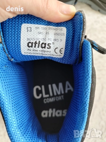 Работни обувки Atlas номер 43, снимка 7 - Маратонки - 53915789