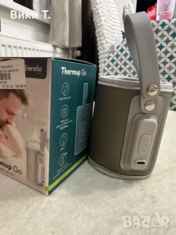 Преносим нагревател за шишета Lionelo Thermup go, снимка 1