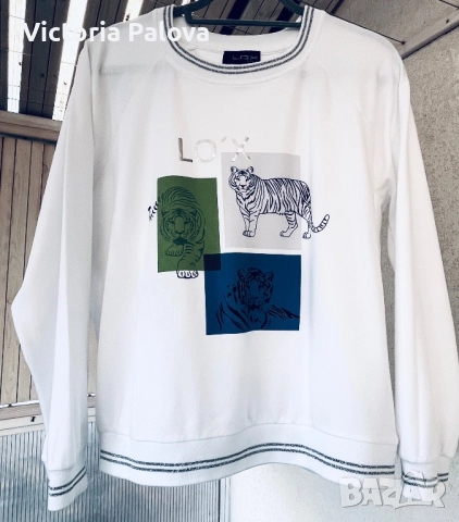 Свитшот с тигрови принтове  LOOXENT PETER HAHN, снимка 16 - Блузи с дълъг ръкав и пуловери - 52434241