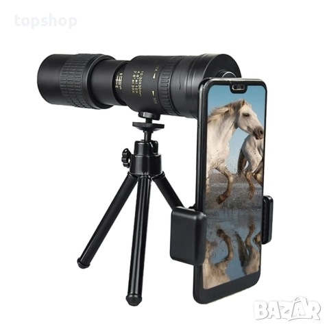 Нов Монокулярен телескоп, 10-300 x 40 мм BAK4 призма/FMC обектив/нощно виждане/зум HD монокулярен...