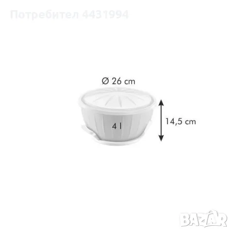 Купа за втасване с подгряване Tescoma Delicia, снимка 2 - Други - 49841314