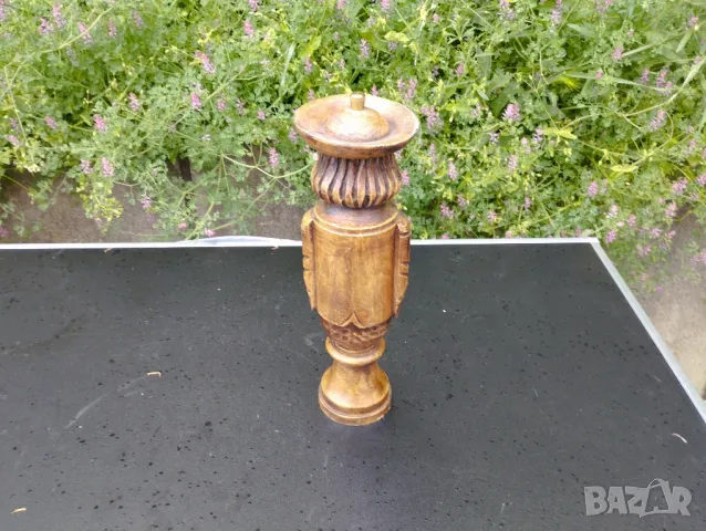 Дървена винтидж мелница., снимка 4 - Антикварни и старинни предмети - 50059910