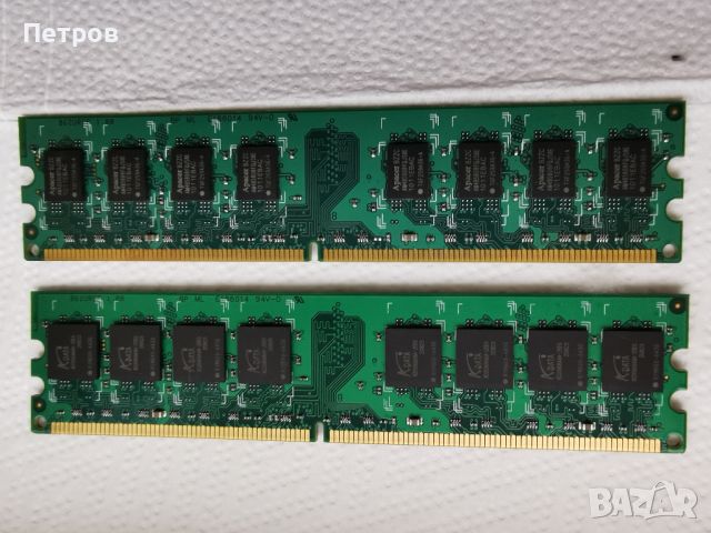 Рам памет  .DDR2 2х2GB) 800MHz CL5, снимка 5 - RAM памет - 45618555