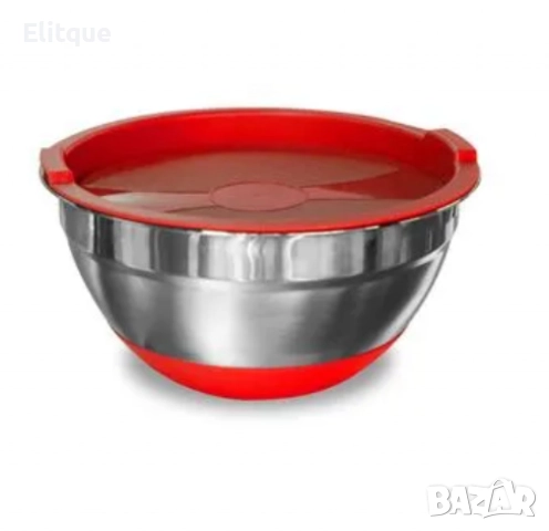 Купа от неръждаема стомана с капак и противоплъзгаща се силиконова основа - 2бр, снимка 7 - Други - 52744894