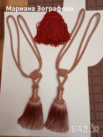 Кутийка за бижута и Носорог от Абанос, Кинкалерия 2, Конци, Тиранти, Ресни, Връзки за обувки и дрехи, снимка 14 - Пердета и завеси - 49790294