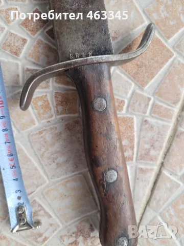 Щик, нож, байонет, Австро-унгарски тесак, снимка 5 - Антикварни и старинни предмети - 49646312