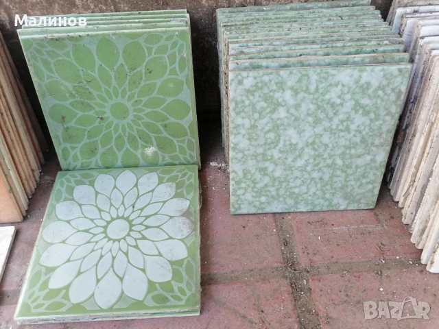 Фаянсови плочки 15х15 см, използвани, снимка 2 - Строителни материали - 50721426