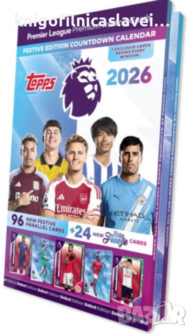 Албум за карти Премиър лийг сезон 2025/2026 (Topps Premier League 2026 Trading Cards), снимка 6 - Колекции - 53501586