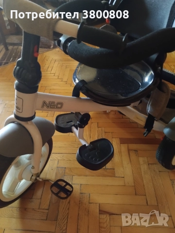 Детска запазена триколка,със свалящ сенник и управляваща дръжка., снимка 5 - Детски велосипеди, триколки и коли - 52431439