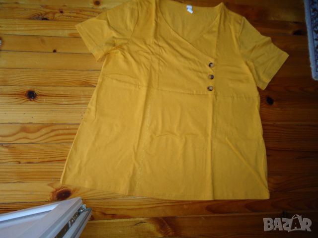 нова дамска блуза голям размер, снимка 1 - Тениски - 45519801