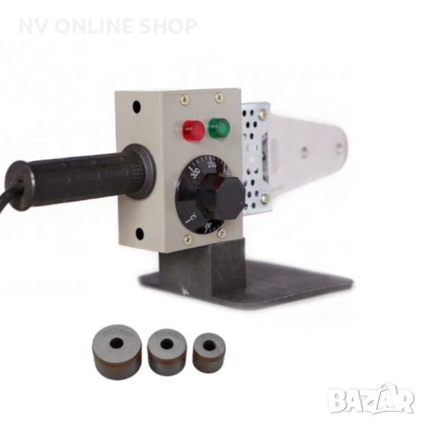 Професионална лепачка за PPR тръби 900W с регулируема температура (50–300°C) – Комплект с куфар, снимка 2 - Поялници и запояване - 53184008