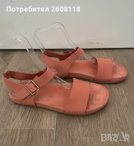 Clarks сандали – оротопедични, велур, №40, снимка 2 - Сандали - 53491646