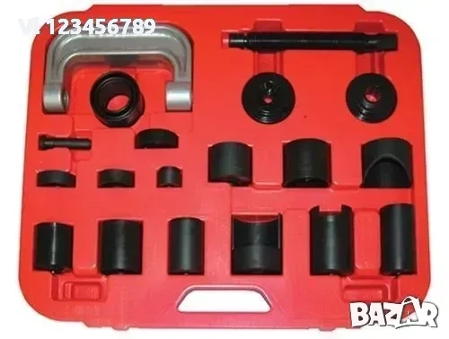 К-т скоби за монтаж и демонтаж на накрайници и шарнири 21 части