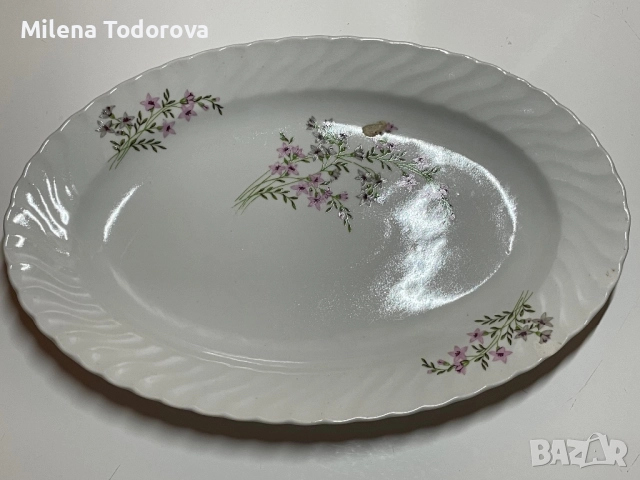  Голямо елипсовидно, порцеланово плато