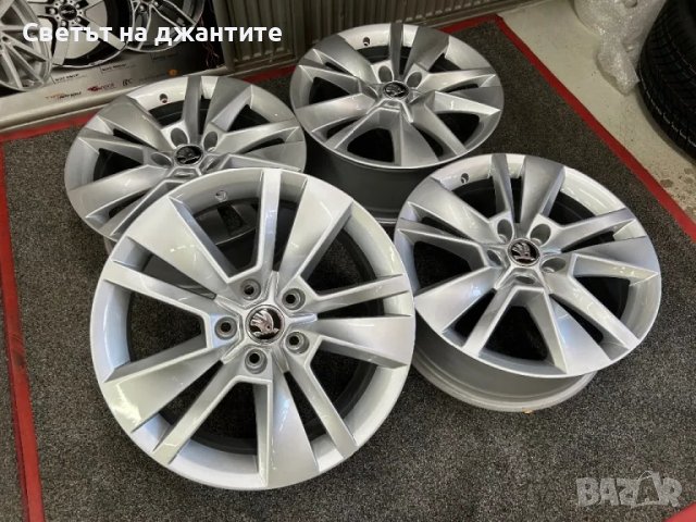 Джанти 17 Цола 5х112 за Skoda Octavia Karoq Superb Оригинални , снимка 5 - Гуми и джанти - 46847882