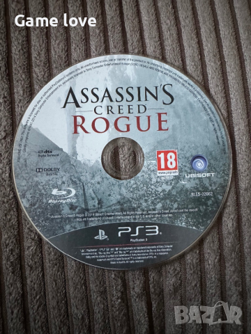 Assassins creed Rogue ps3 PlayStation 3, снимка 1 - Игри за PlayStation - 45021870