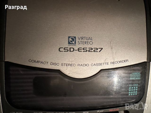 Радиокасетофон CD  AIWA CSD- ES227 , снимка 6 - Радиокасетофони, транзистори - 46056236