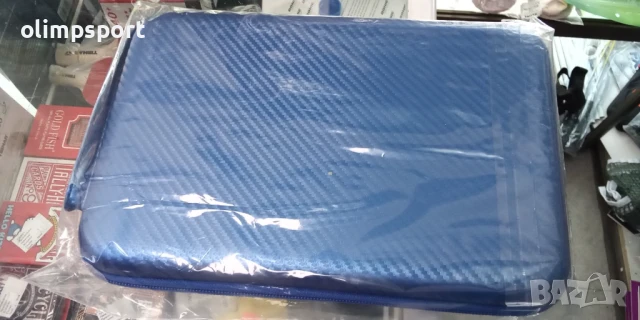 калъф за хилка за тенис на маса tibhar carbon нов червен,син карбонов с място за 1-2 хилки и топчета, снимка 2 - Тенис - 51180828